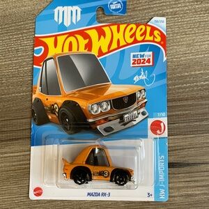 Hot Wheels Tooned Mazda RX-3 HW J Imports New 2024 Hotwheels Mainline